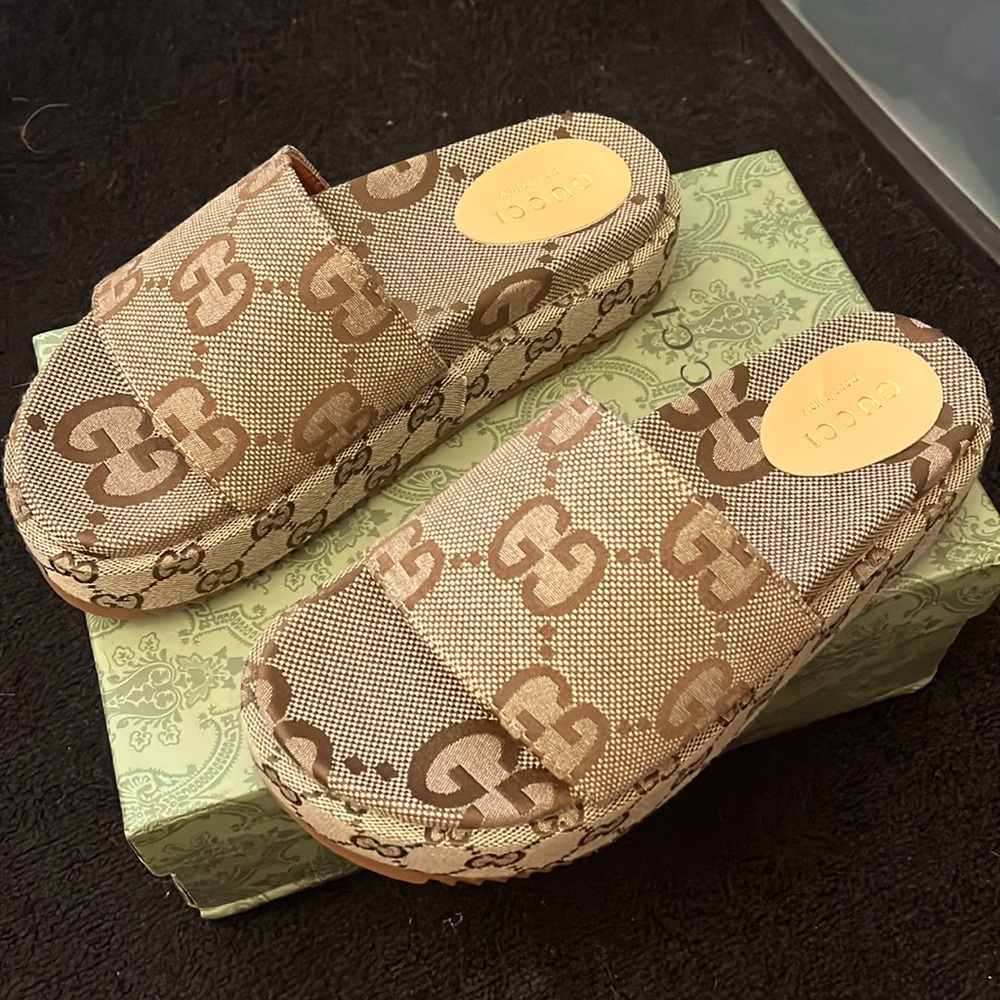 Gucci platform sandals